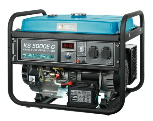 Генератор за ток на газ(LPG)/бензин с AVR, 4000W, 230V / KS 5000E G / 4