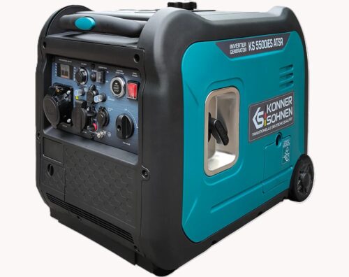 Тих инверторен генератор на бензин 5500W / KS 5500iE S ATSR / 1