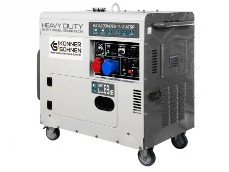 Тих Дизелов генератор за ток с AVR, ATSR, 7500W,/ KS 9200HDES-1/3 ATSR / - Image 3