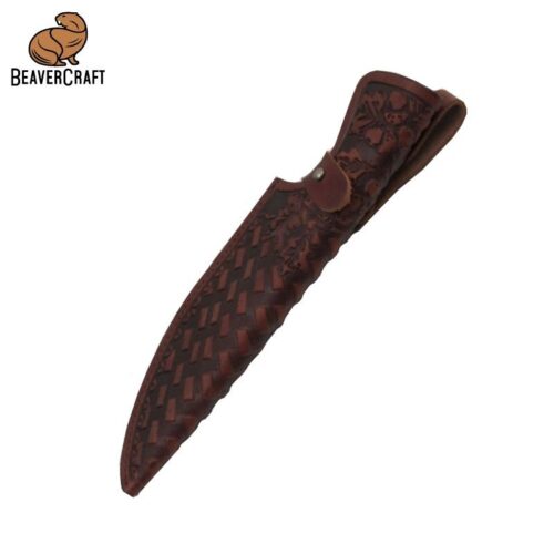 Ловджийски нож / Ловен нож / Риболовен нож / Нож за къмпинг / BeaverCraft HGK1_Art / 3