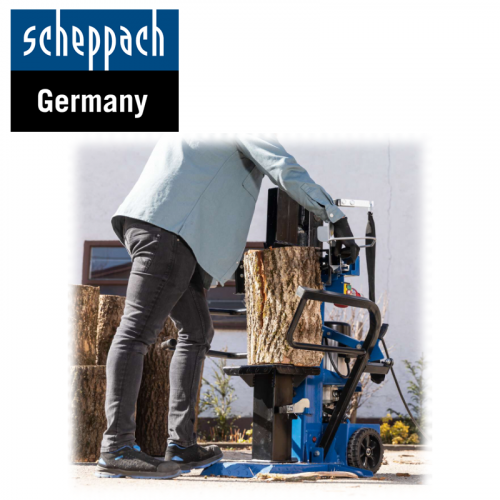 Хидравлична цепачка за трупи 10 тона 3150W Scheppach Compact 10t / 5905423901 / 2