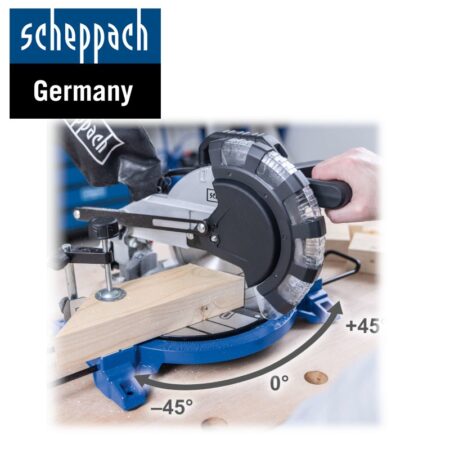 Пендула / Потапящ циркуляр за ъглово рязане HM210L / Scheppach 5901226901 / 3