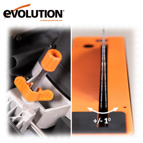Портативен настолен циркуляр Evolution R255TBL+ 220V-240V/50Hz EU (E034A) / 119-0013 / 4