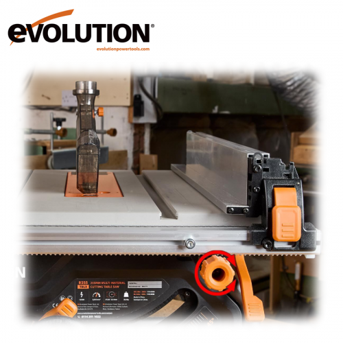 Портативен настолен циркуляр Evolution R255TBL+ 220V-240V/50Hz EU (E034A) / 119-0013 / 8