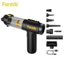 Прахосмукачка за кола / Акумулаторна прахосмукачка RobustClean / Fanttik Slim V10 Mix Car /