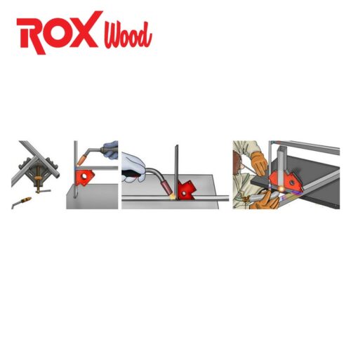 Прав ъгъл за заваряване, с магнит / ROX 153ROX0072 / 5