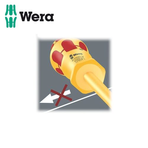 Права изолирана отвертка / Електричарска отвертка 0.8 x 4.0 x 100 мм VDE Kraftform 1060 i / WERA 05051583001 / 4