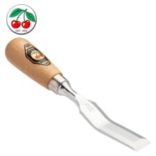 Право длето с дръжка от букова дървесина / Kirschen 1074020 / 20 мм.