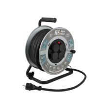 Професионален разклонител с кабел / Макара с разклонител KS CRM-30M, 30 м - 4x16А/230V