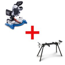Промо Пакет Потапящ циркуляр Scheppach HM210L + Работна маса за циркуляр за ъглово рязане