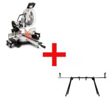 Промо Пакет Потапящ циркуляр Scheppach KZGS310PS-BE + Работна маса за циркуляр Troy 90012
