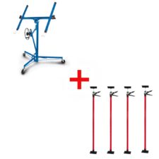Промо пакет! Повдигач за гипсокартон Scheppach TBL400 + Механични подпори за гипсокартон Vintec 73583