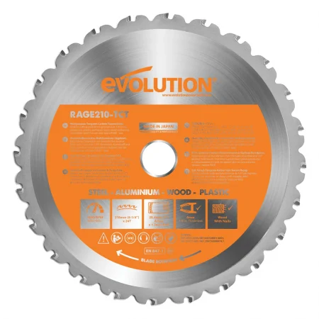 Циркуляр за ъглово рязане EVOLUTION R210CMS+ EU / 046-0003A / 4