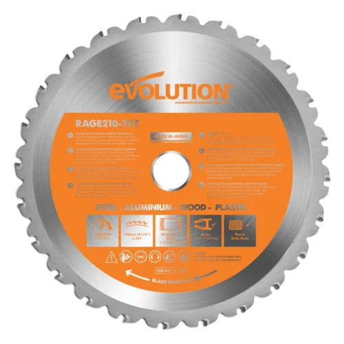 Циркуляр за ъглово рязане EVOLUTION R210CMS EU / 046-0003A / 4