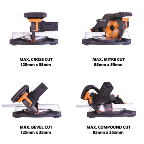 Циркуляр за ъглово рязане EVOLUTION R210CMS EU / 046-0003A / 5