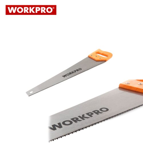Ръчен трион с дървена дръжка 400мм / Workpro W016011 / 2