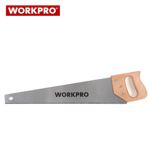 Ръчен трион с дървена дръжка 450мм / Workpro W016012 / 1
