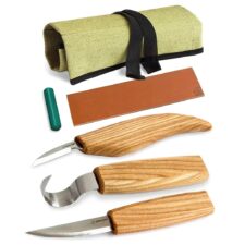 Комплект инструменти за дърворезба 3 ножа и аксесоари  / BeaverCraft S13 /
