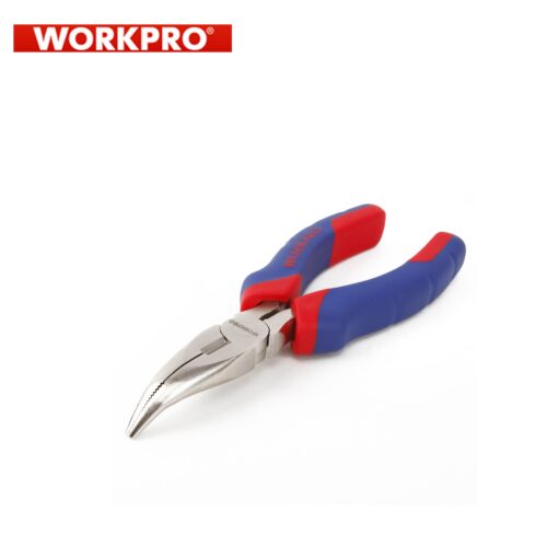 Комбинирани клещи с дълги извити човки, 160 мм / Workpro W031009 / 1