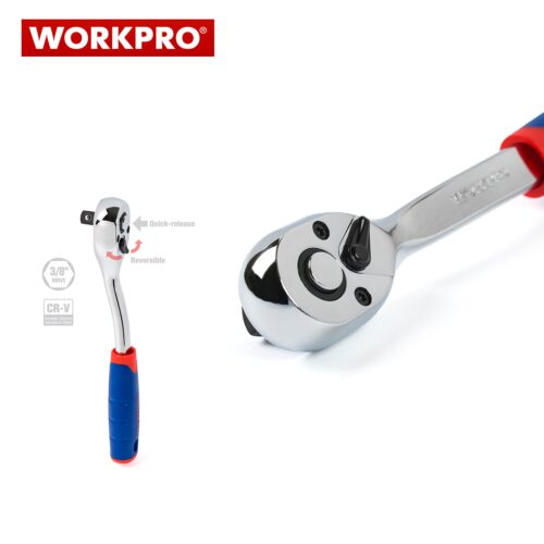 Tресчотка 3/8“ с бързо освобождаване / Workpro 071008 / 2
