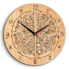 Заготовка за пирограф - дървен часовник / BeaverCraft DIY_P_CLOCK /